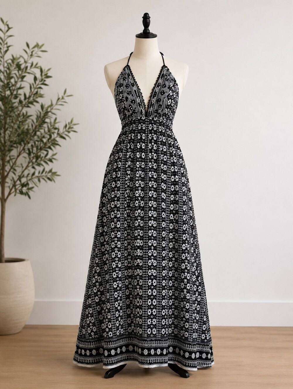 Women's Floral Maxi Dress